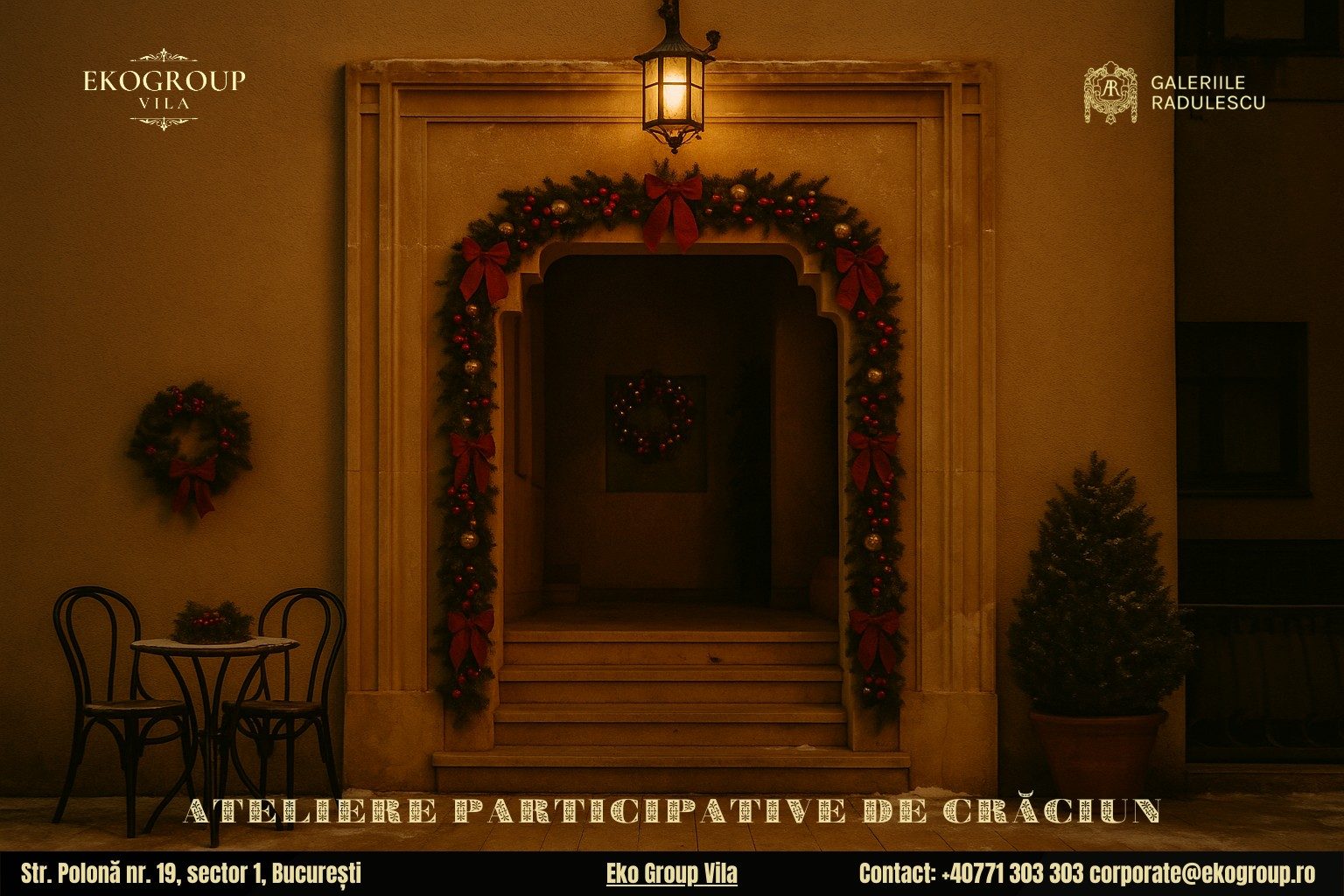 Activități de Crăciun în Spiritul Epocii Interbelice: O Experiență de Poveste la Eko Group Vila 4 Activități de Crăciun în Spiritul Epocii Interbelice: O Experiență de Poveste la Eko Group Vila