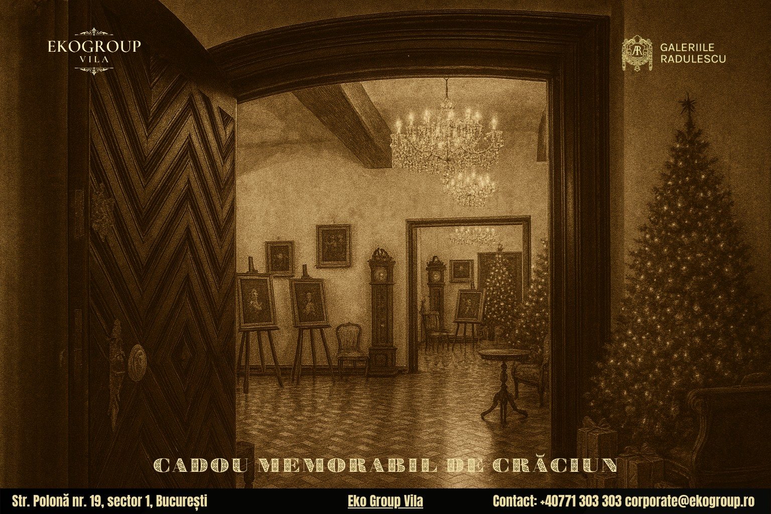 Cadou de Crăciun inspirat: O incursiune în magia expoziției Crăciunul anilor ’30 la Eko Group Vila 1 Cadou de Crăciun inspirat: O incursiune în magia expoziției Crăciunul anilor ’30 la Eko Group Vila